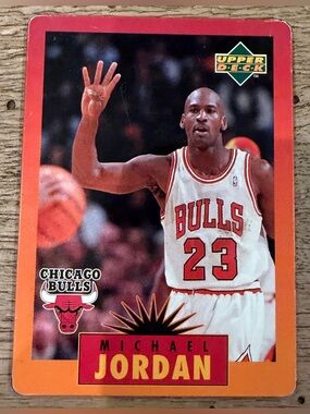 1996 Upper Deck Michael Jordan Metal #1 Chicago Bulls Vintage Card